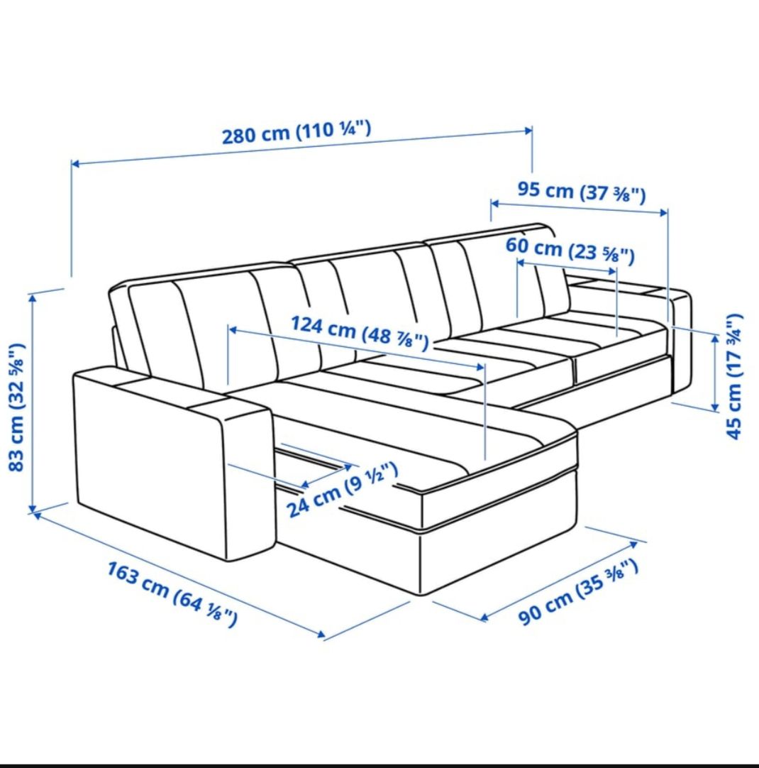 Sofas: Canapé Kivik – D'occasion à Chardonne par pet_gb5j 1