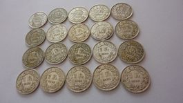 20 x Einfränkler 1955 , sehr schön bis vorzüglich