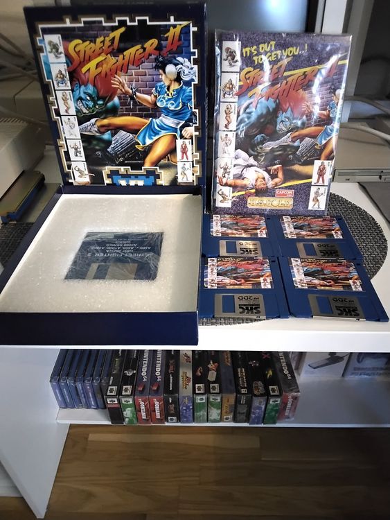Porte-clés Street Fighter II - Commodore Amiga - Jeu Vidéo Rétro - Neuf