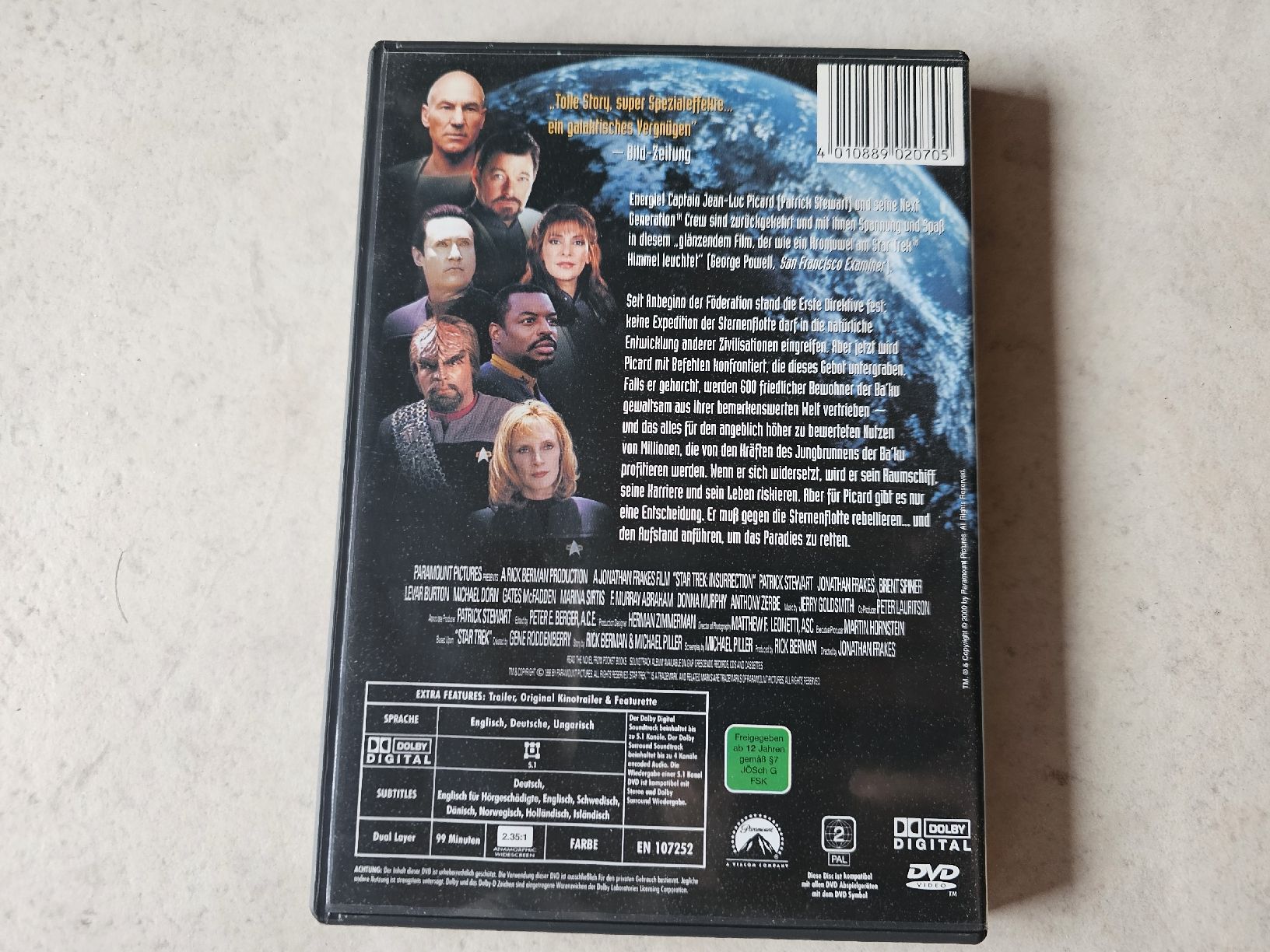 Tutti i DVDs: Star Trek  -  Der Aufstand  /  Widescreen Collection – Usato da Schneisingen venduto da backstore24 1