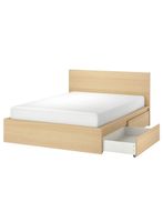 IKEA MALM Bett (160x200) inkl. viel Zubehör