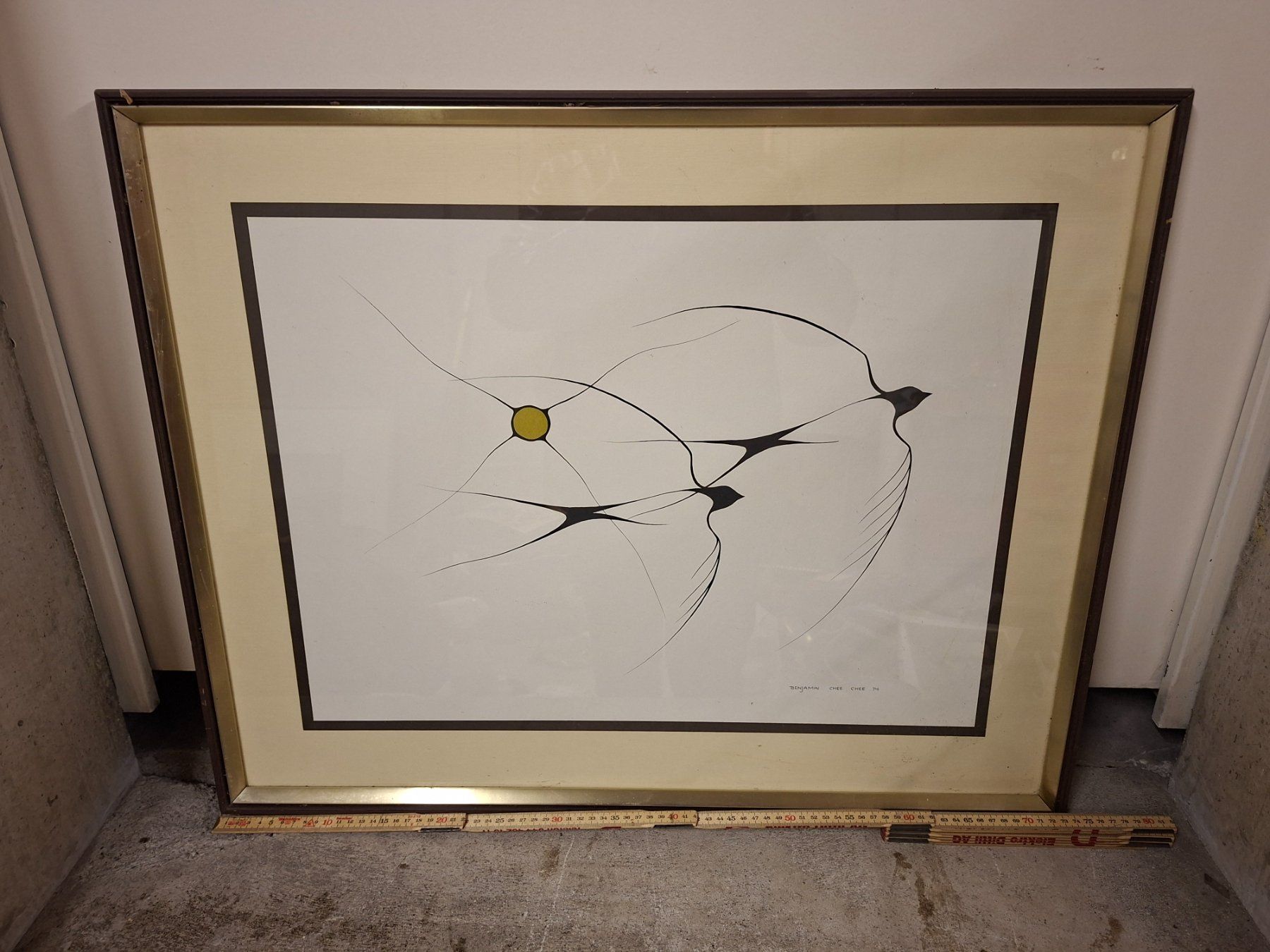 Tableaux: Benjamin Chee , Vögel, 1974, Top Zustand – D'occasion à Schaffhausen par meteor7 1
