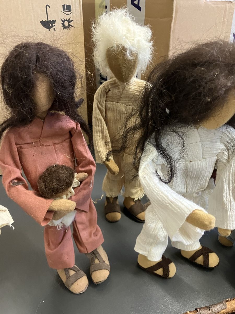 Figurines: Krippenfiguren aus Stoff / Weihnachtskrippe – D'occasion à Aarburg par Wendepunkt_Fundgrube 4