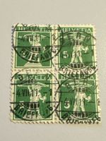 1910, Tellknabe, Faserpapier, ZNr. 125III, gestempelt BERN