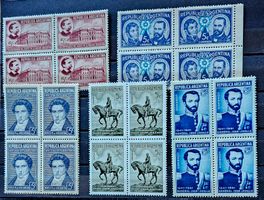 ARGENTINIEN ARGENTINA 4er-Bl.** 1941