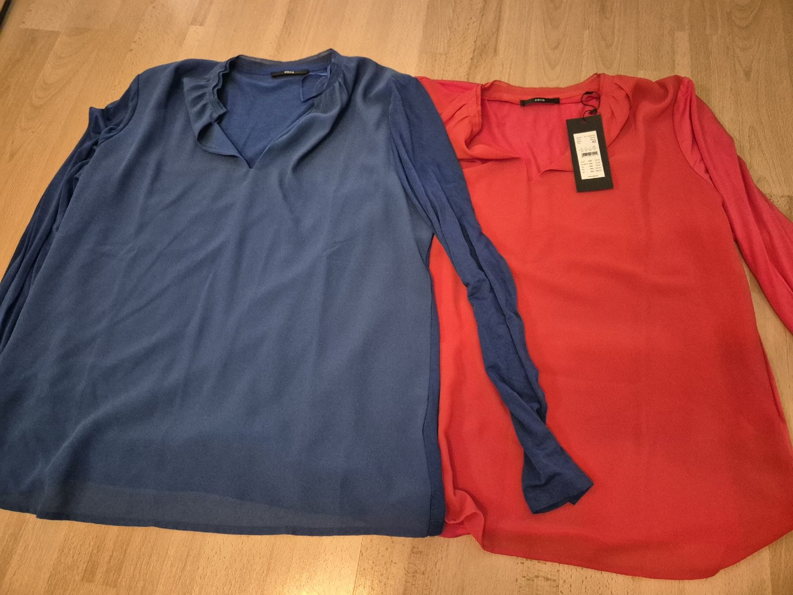 Kleiderpakete: 2 Blusen von Zero Neu Gr. 42 – Neu und originalverpackt aus Zug von puzzle73