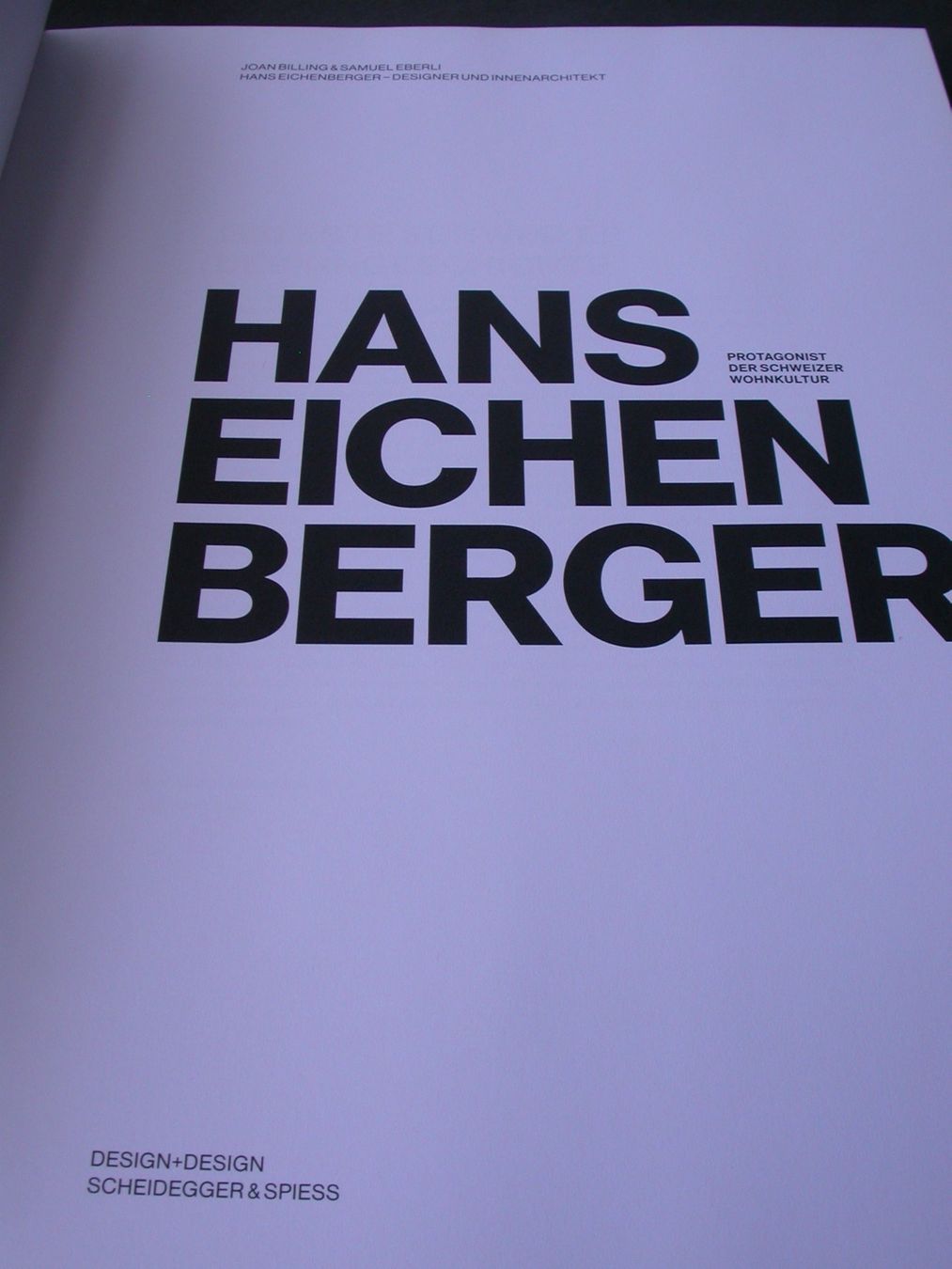 Libri: Hans Eichenberger Protagonist der Schweizer Wohnkultur – Usato da Zürich venduto da Marcel6887 1
