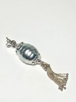 Mallorca Perle Anhänger mit Sterling Silber