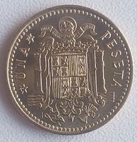 SPANIEN - ESPAÑA - 1 PESETA 1966 * 74  - UNZIRKULIERT