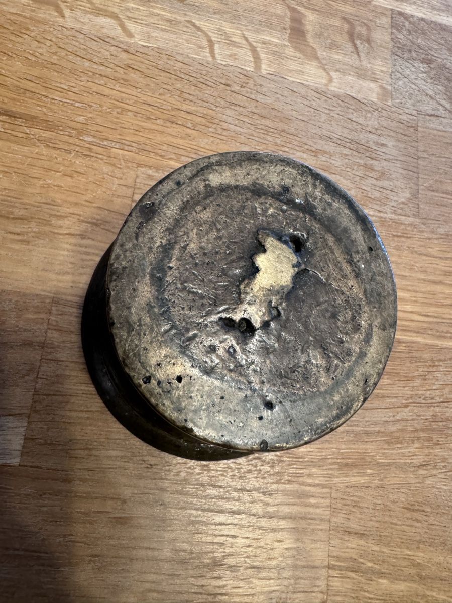 Sonstiges für das Kochen & Backen: Antiker Mörser. Massiv und schwer Messing oder Bronze – Gebraucht aus Goldach von Messerguru 2
