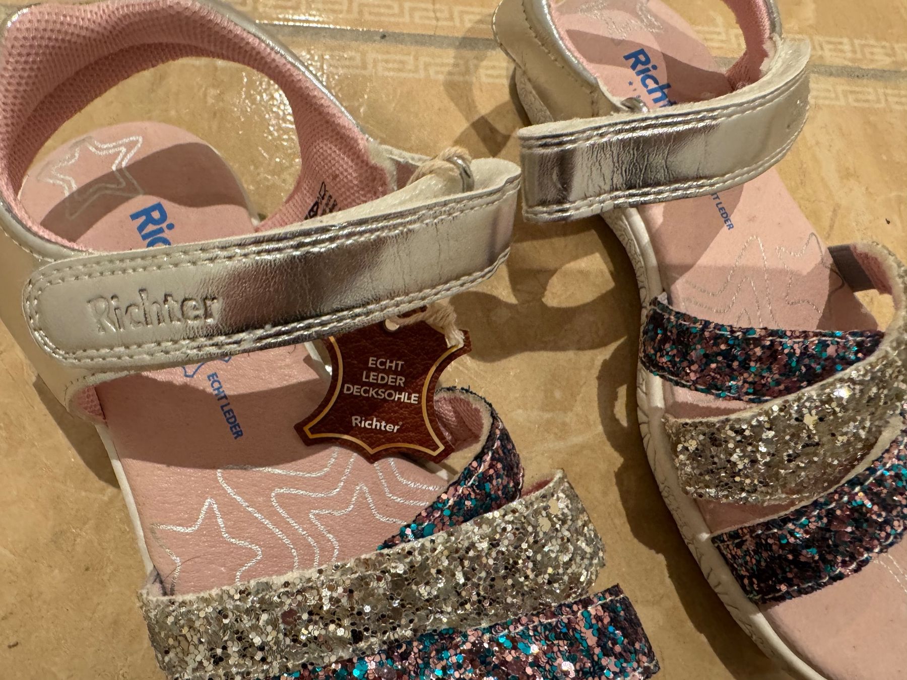Scarpe per ragazze: Richter neue Glitzer Sandalen, 31 – Nuovo e nell'imballaggio originale da Klingnau venduto da Markus14 5