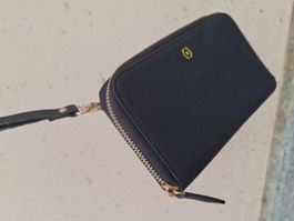 Damen Leder Visakarten- & Handytasche CELLY schwarz