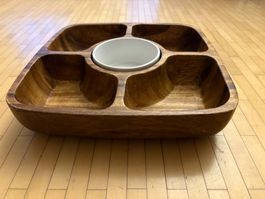 Holz Snack Schale