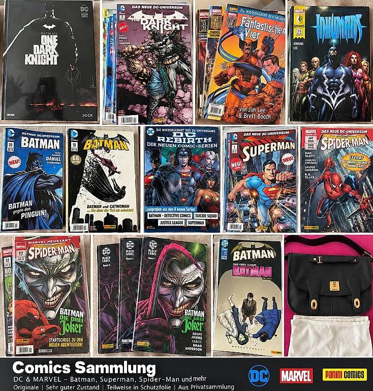 Comics: DC & Marvel Comic-Sammlung  Batman, Superman, Spider-Man – Neu und originalverpackt aus Wil SG von Vlady66