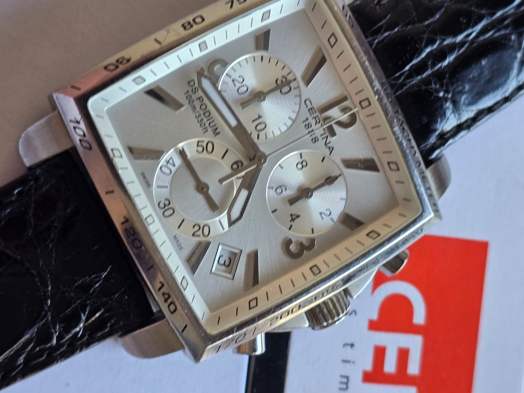 Certina Montres: Certina DS Podium  Date Cronograph XXL aus 2011 full set – D'occasion à Muri AG par Corredor 9