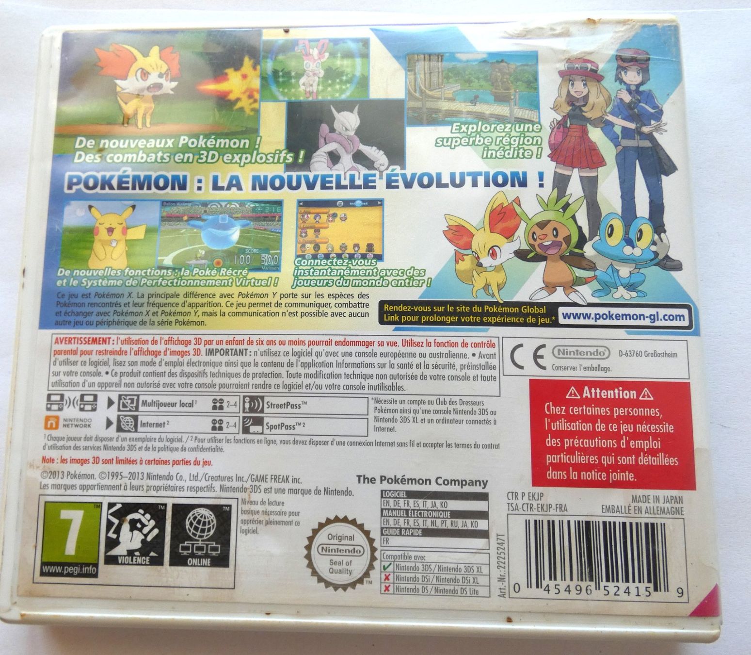 Pokémon Giochi: Nintendo 3DS - POKEMON X – Usato da La Sarraz venduto da classicworldcoins 1