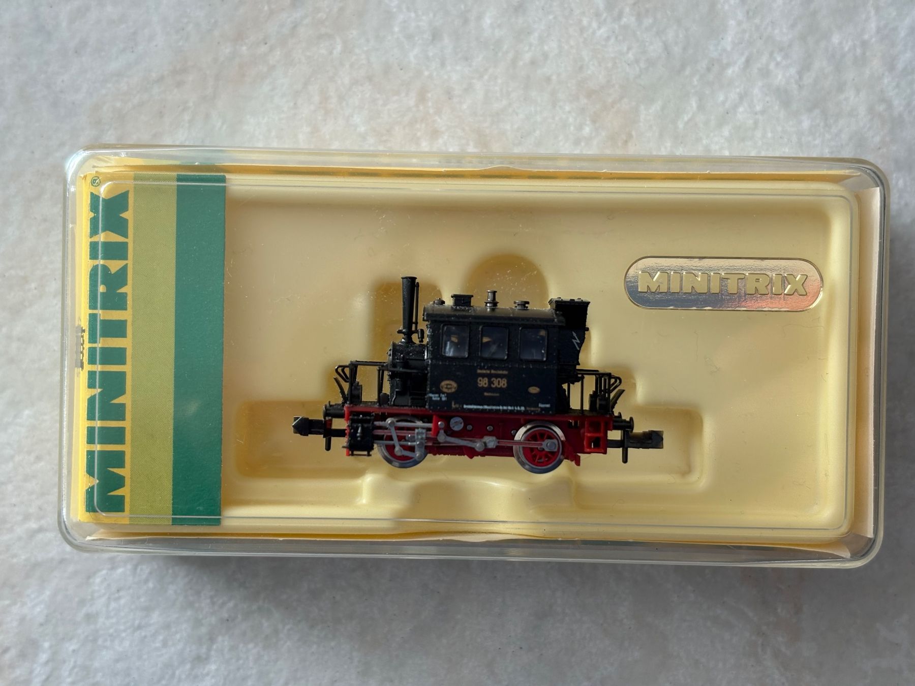 Trix Modellini di ferrovie: Minitrix 12015 Dampflok Glaskasten – Nuovo (secondo la descrizione) da Hauterive NE venduto da eriamch