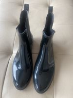 Chelsea Boots schwarz Gr. 39 Gummistiefel Made in Italy