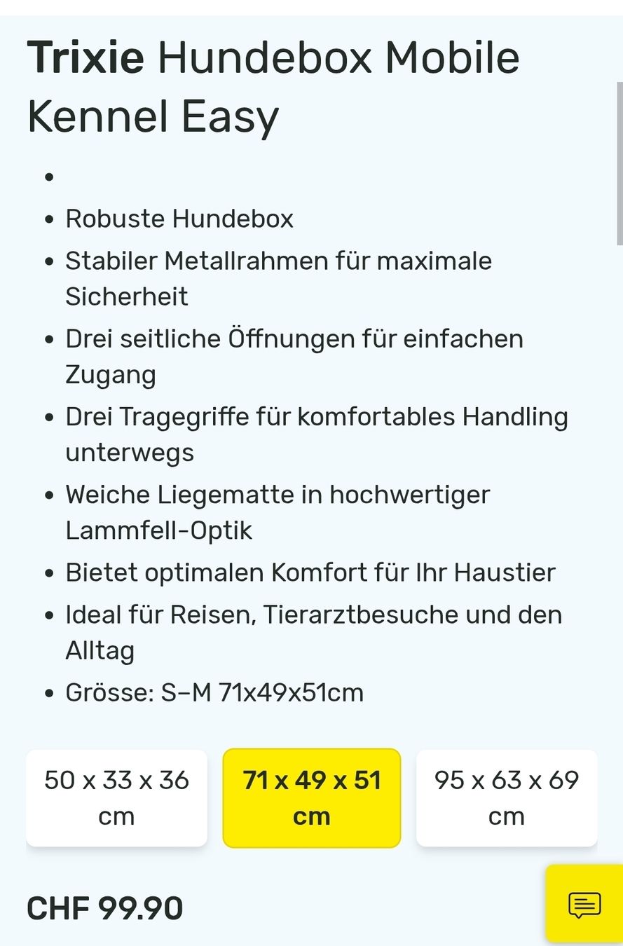 Trixie Liege- & Schlafplätze: Stoff-Hundebox Trixie M – Neu (gemäss Beschreibung) aus Cazis von jaiyen 1