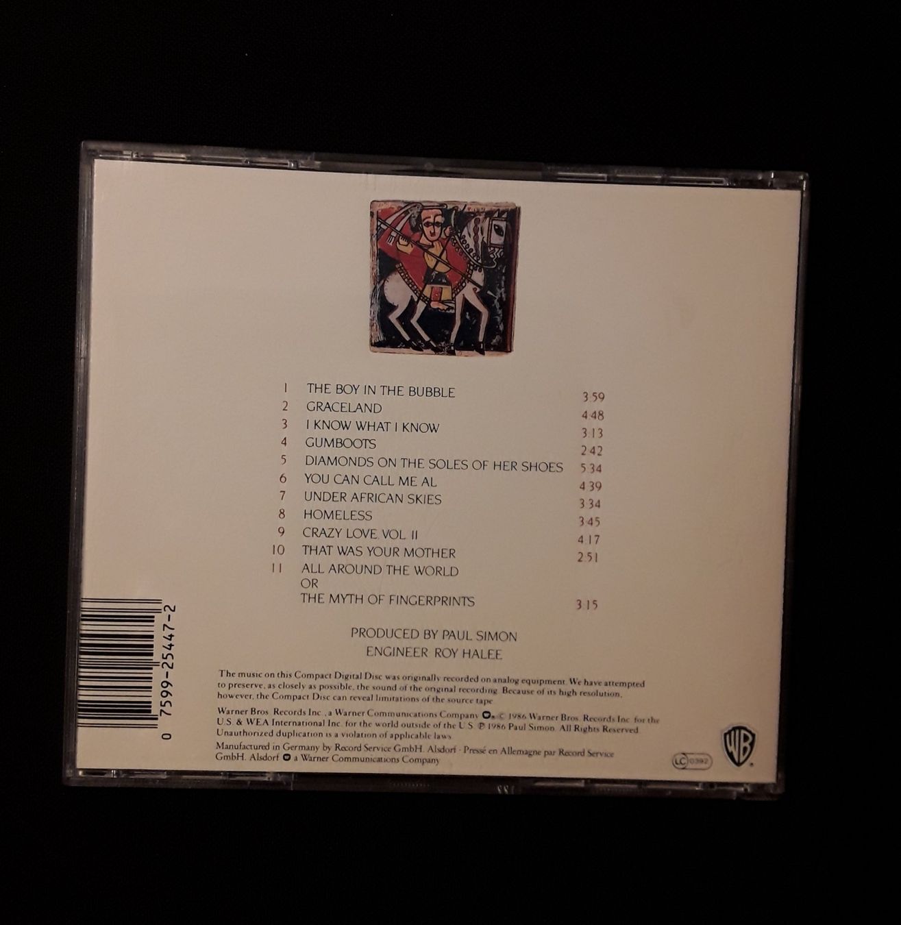 CD: CD Paul Simon - Graceland – Usato da Zetzwil venduto da Stritzi 1
