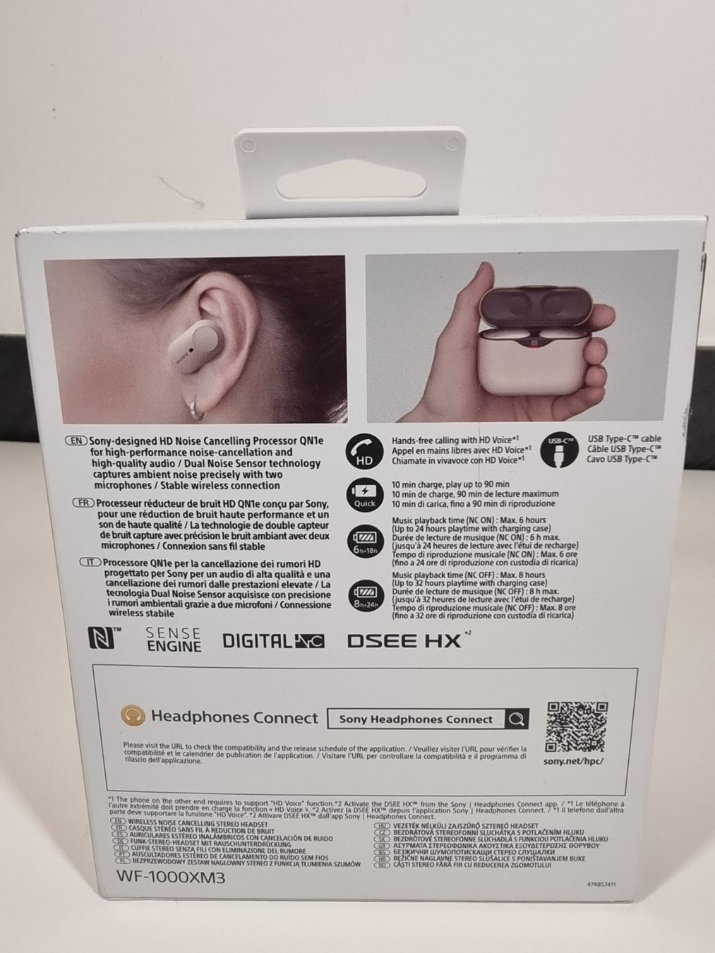 Sony Cuffie: SONY WF-1000XM3 écouteurs – Nuovo (secondo la descrizione) da Carouge GE venduto da pro_xrm5 1