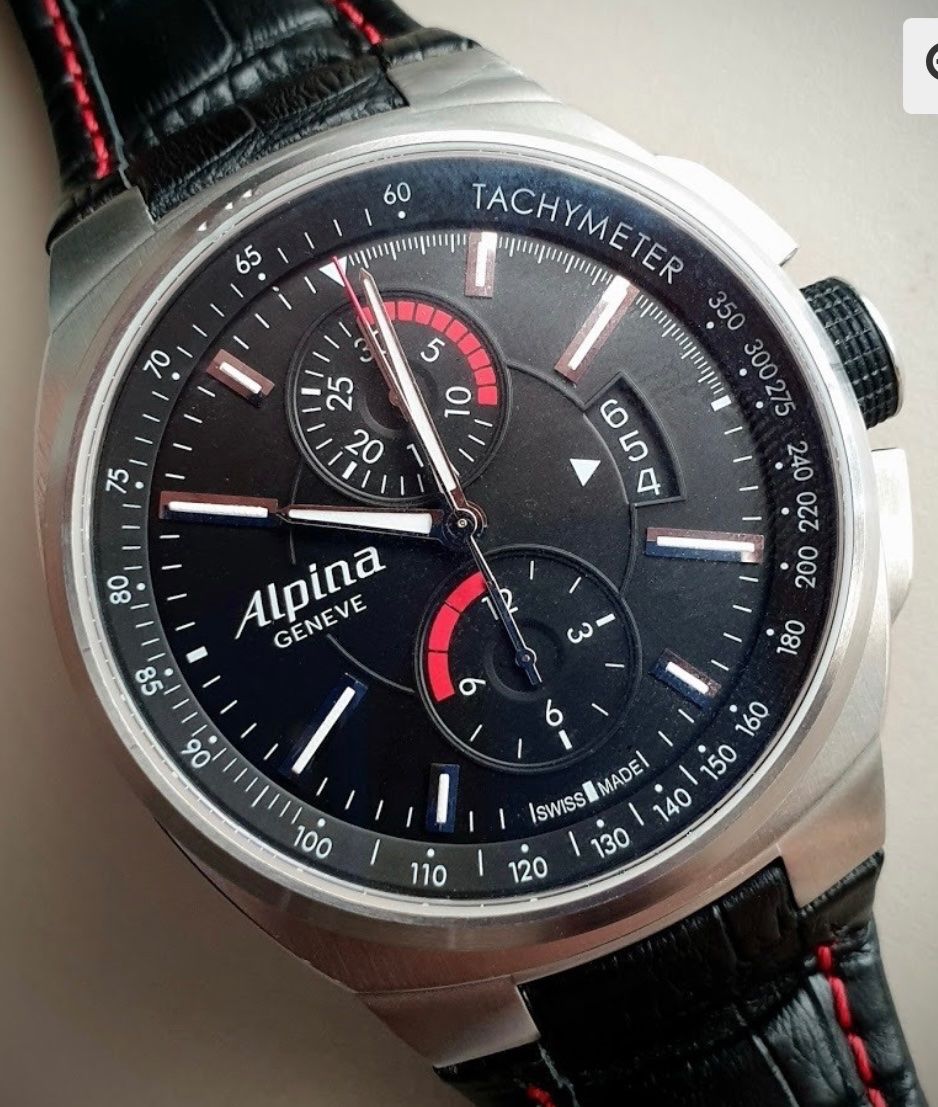 Alpina Orologi: Chronograph ALPINA Racing, Automatik – Usato da Walzenhausen venduto da Andro01 2