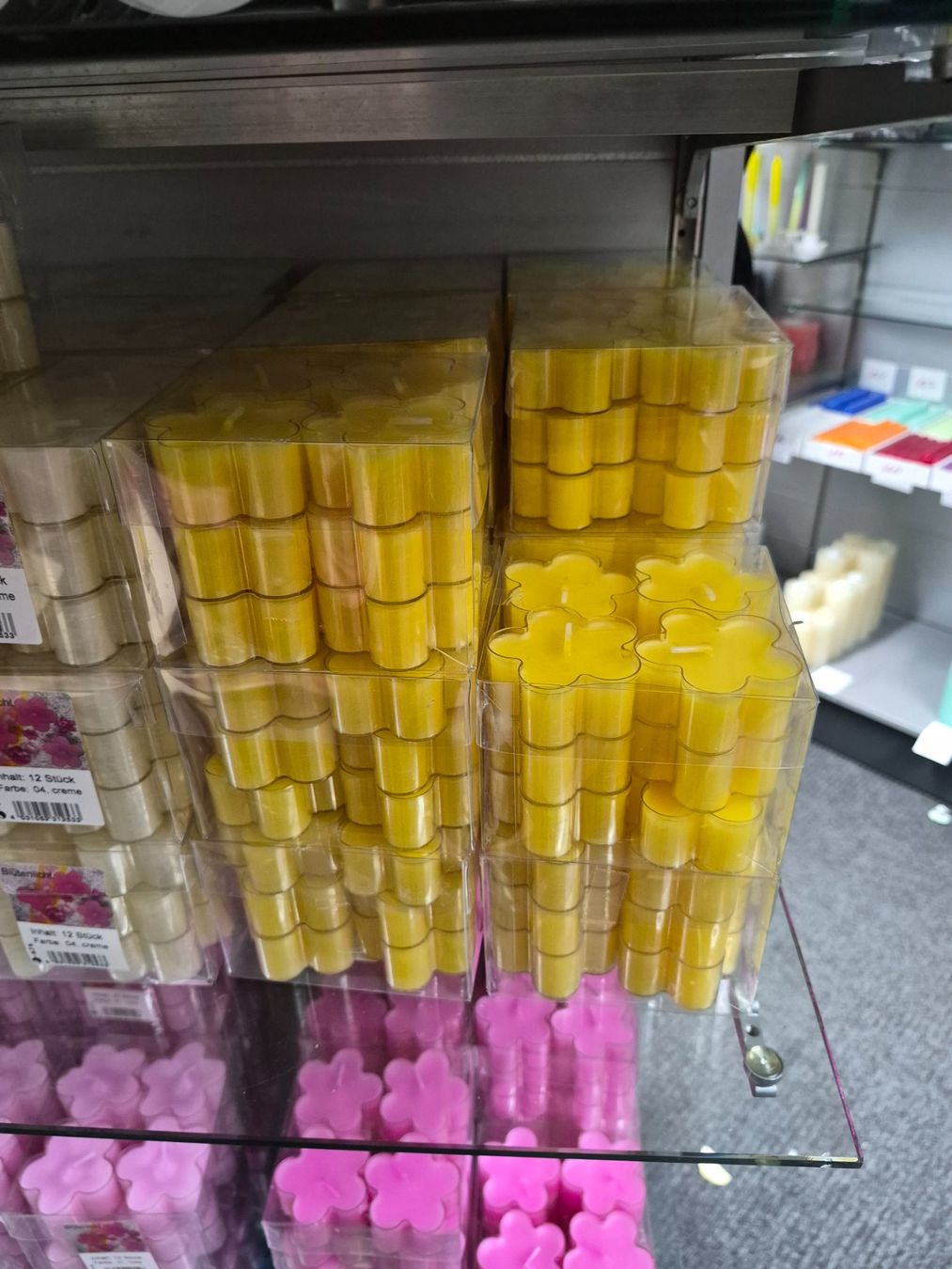 Candele: 489 Posten Blütenlichter - Kerzen  aus Liquidation – Nuovo (secondo la descrizione) da Derendingen venduto da Meisterstuecke 1