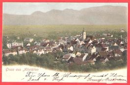 18.X.1900 Gruss aus Altstätten/UPU 10 Rp-Marke