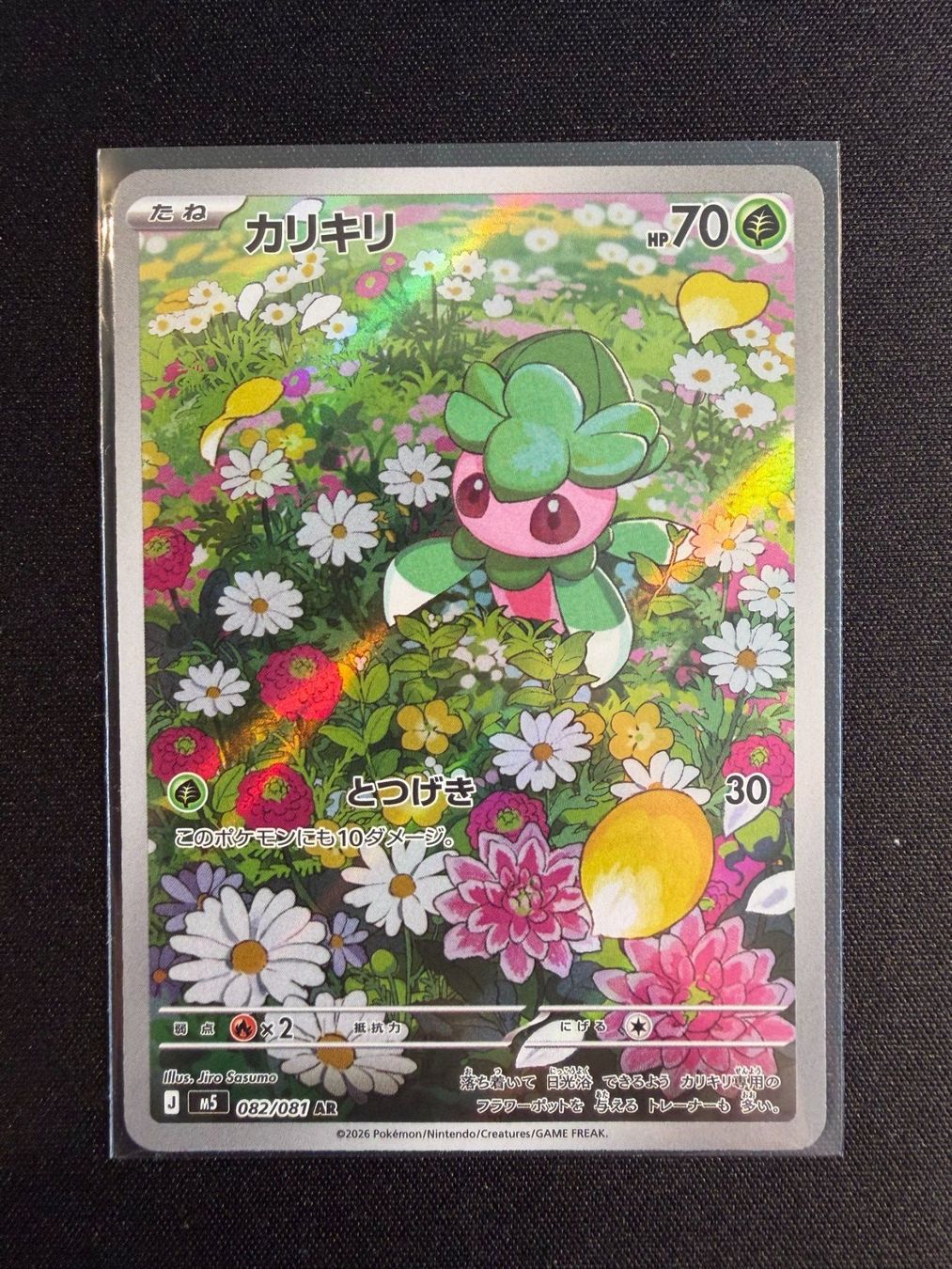 Pokémon Carte collezionabili: Fomantis AR Japanese m5 – Nuovo (secondo la descrizione) da Saules BE venduto da TheWeeCard