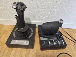 X-56 HOTAS Gaming Flight Stick Throttle guter Zustand
