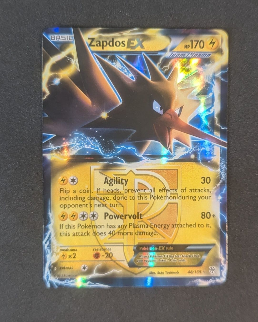 Pokémon Carte collezionabili: Zapdos EX Plasma Storm 48/135 – Usato da Zürich venduto da printz7