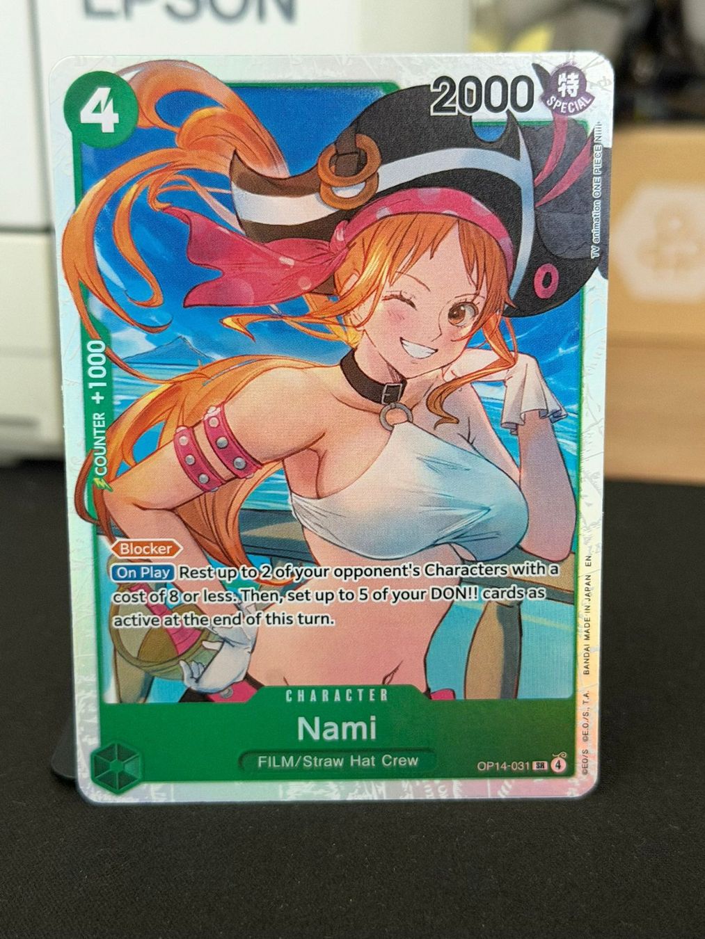 Bandai Carte collezionabili: Nami OP14-031 SR – Nuovo (secondo la descrizione) da Brittnau venduto da TCGBratans
