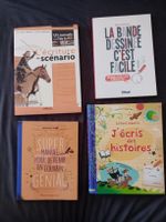 4 manuels thème "BD" et "écrire des histoires" pour jeunes