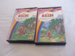 2x MC Kassette CH Dialekt - Heidi 1+2 Activ Rar Hörspie