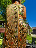 Prunkvolle " Thai Sawasdee Lady " aus Holz 125 cm