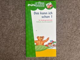 Mini-Lük Heft, Das kann ich schon 1, Kindergarten