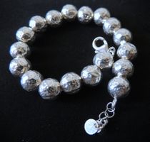 Silber 925 Kugel Armband 19 - 21 cm