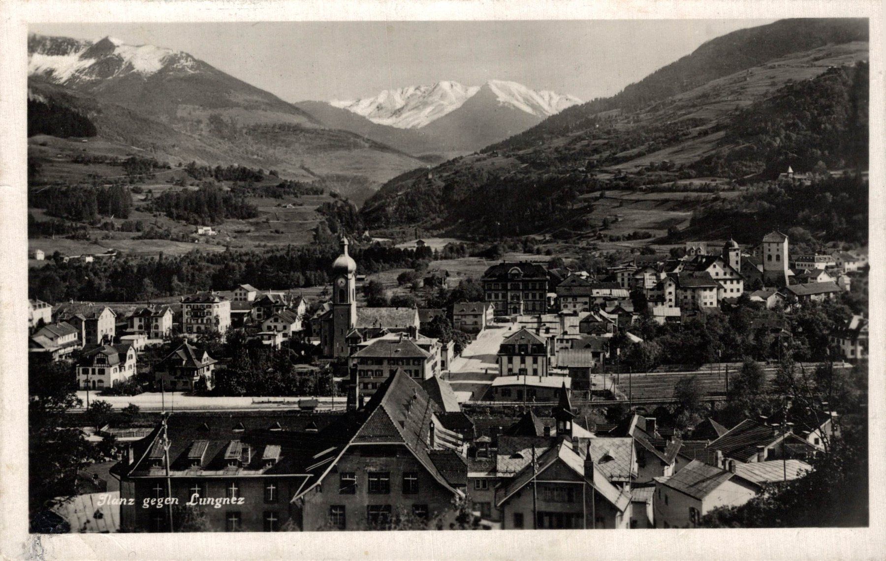 Cartes postales: Ilanz gegen Lungnez – D'occasion à Bronschhofen par Astore