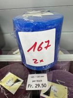 167 Posten Raureif Stumpen Kerze/n 120 x 120 aus Liquidation