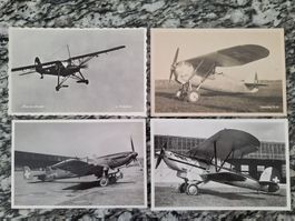 3 AK's + 1 Foto Militär Schweiz, Flieger