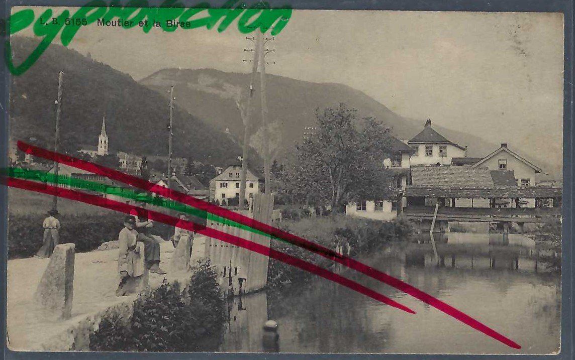 Cartes postales: Moutier et la Birse. – D'occasion à Horw par SwissSteamMemories
