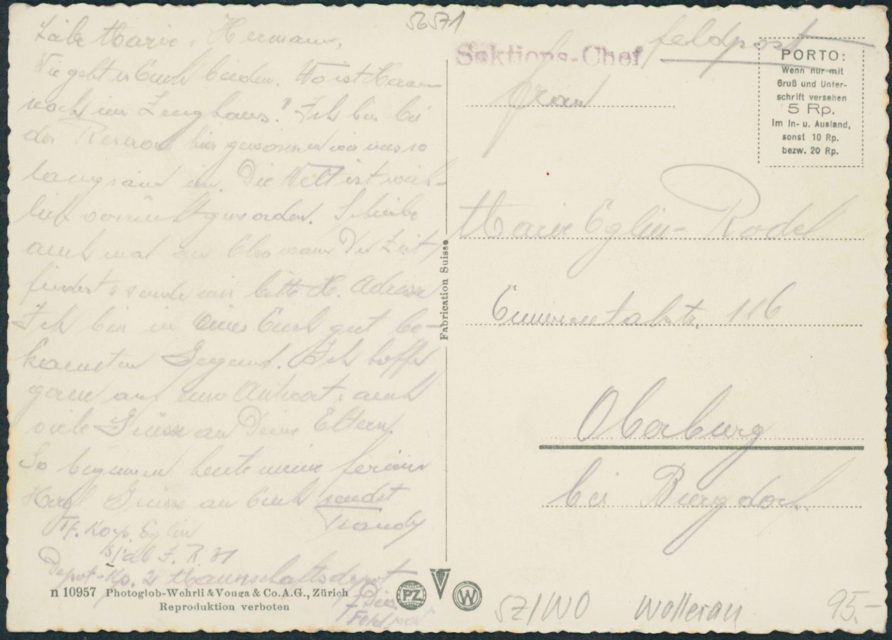 Cartoline postali: SZ Wollerau – Usato da Schindellegi venduto da masutka7 1