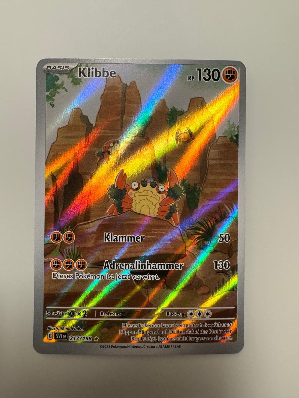 Pokémon Carte collezionabili: Klibbe | Illustration Rare | SVI 217/198 | DE – Usato da Spreitenbach venduto da Snacky96 1