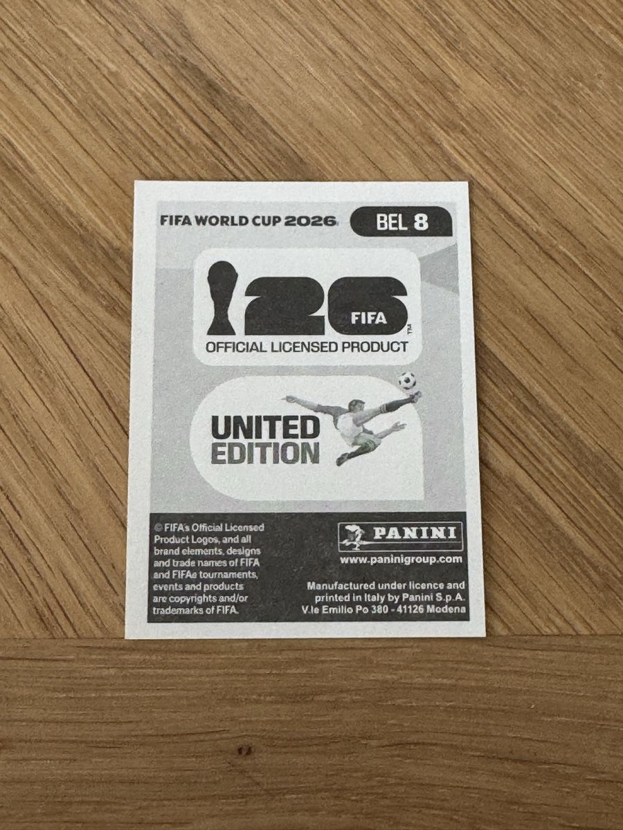 Panini Carte collezionabili: Panini 2026 BEL 8 – Nuovo (secondo la descrizione) da Grand-Lancy venduto da cyr_n5ky 1