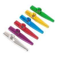 6 Stück Kazoo Musikinstrumente Metall
