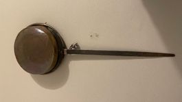 Historische Schöpfkelle L 65cm; D 25cm