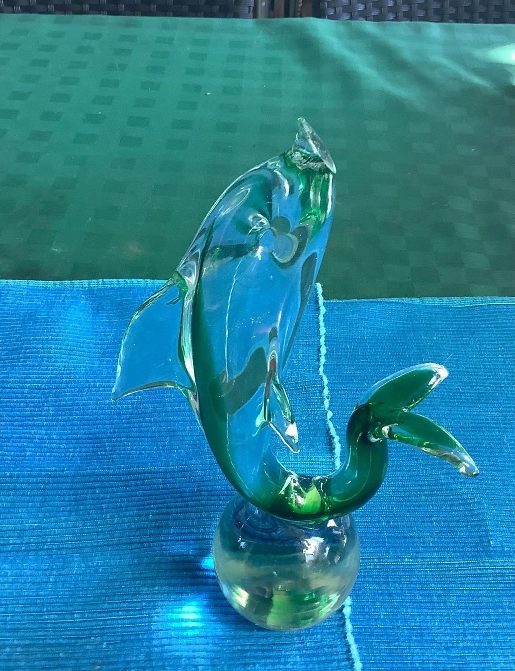 Murano Statuette: ALTER MURANO-GLAS DELPHIN – Usato da Adlikon b.Regensdorf venduto da Crystaldragon09 1