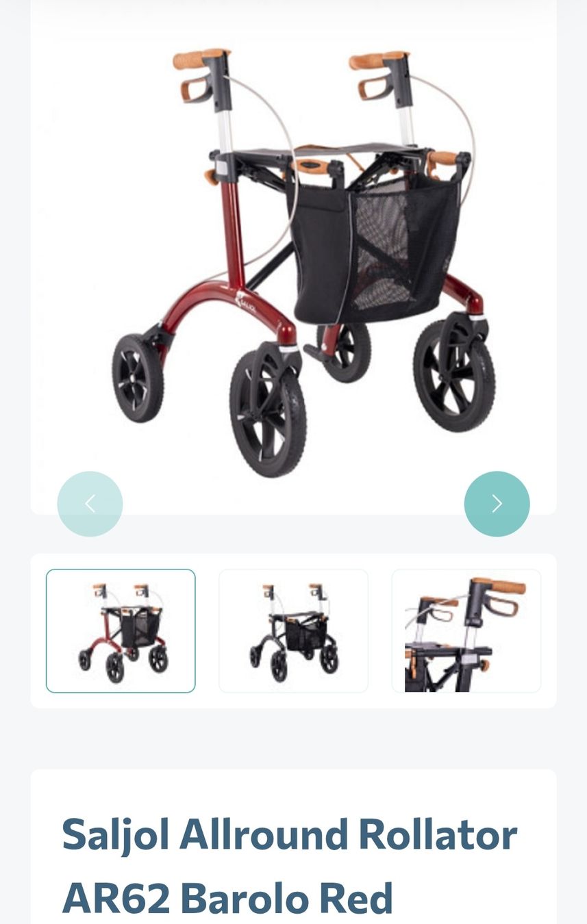 Ausili per la deambulazione: Rollator Saljol  – Usato da Oberlunkhofen venduto da Campingmaus 3