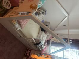 Kinder—Jugendbett weiss, 130/80