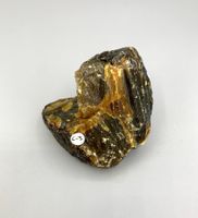 Blauer Bernstein - Rohstein - Naturbelassen
